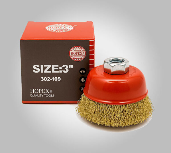 Cepillo Metálico de Copa HOPEX 3” Ref. 302-109