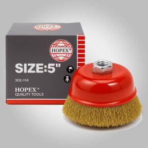 Cepillo Metálico de Copa HOPEX 5” Ref. 302-114