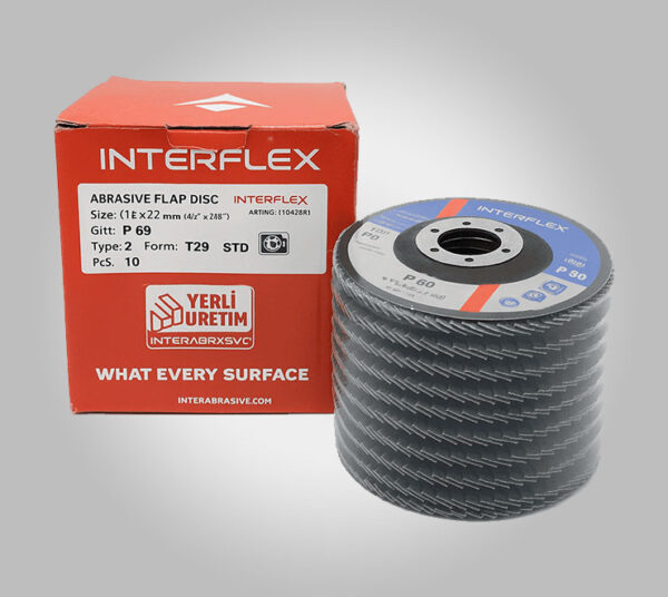 Disco Flap x 10 Unds / Zirconia 115mm Grano 60
