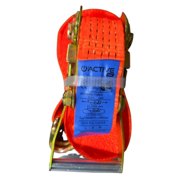 Eslinga con Ratcher 3T x 8m con Ganchos Doble J - Image 3